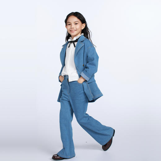 鹿谧 牛仔外套 牛仔裤子 商品图3