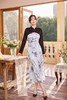 Le Malene 新中式水墨印花吊带裙罩衫套装 19874 商品缩略图0