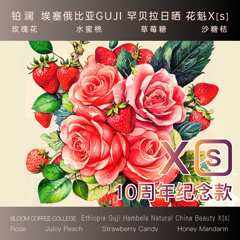 新产季2025花魁XS埃塞俄比亚日晒咖啡豆