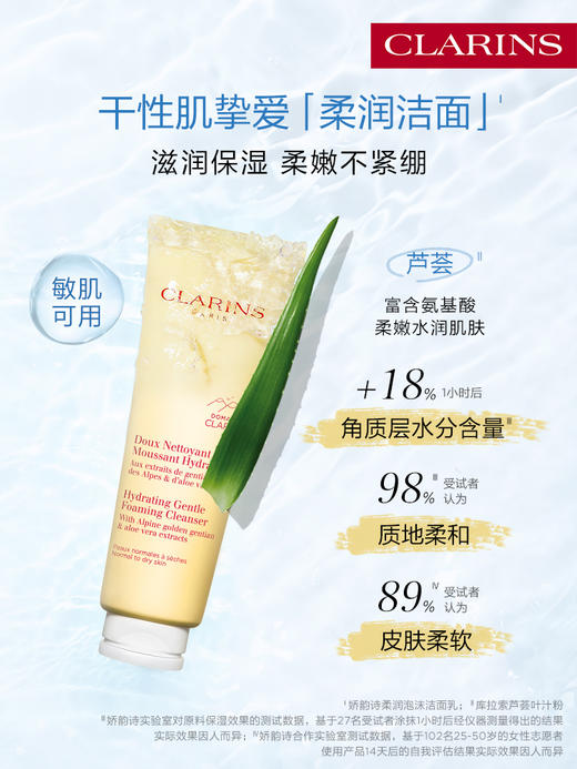 【281元会员福利】娇韵诗柔润泡沫洁面乳125ml     商品图0