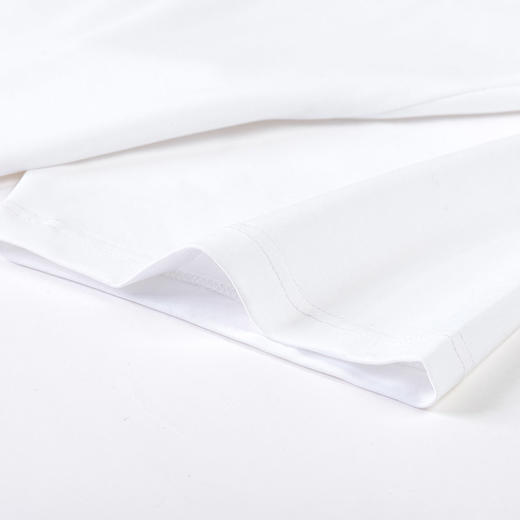 【含莱赛尔】罗蒙夏季凉感舒适男女款圆领t恤简约纯色丝光棉短袖t恤男百搭短袖 商品图7