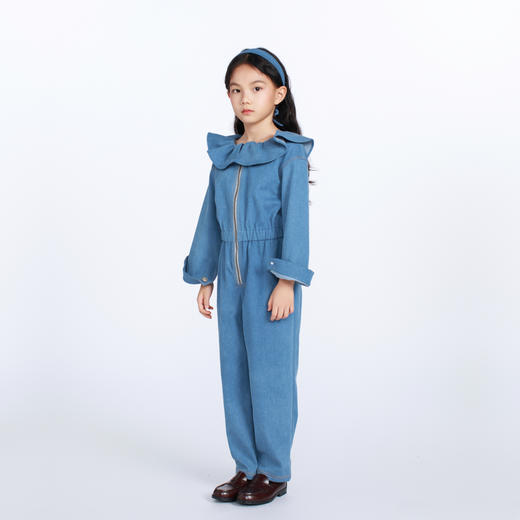 鹿谧 牛仔连体裤 商品图2