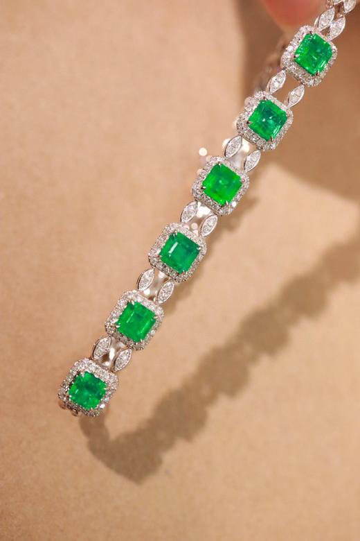 2.75ct刻面祖母绿手链 商品图3