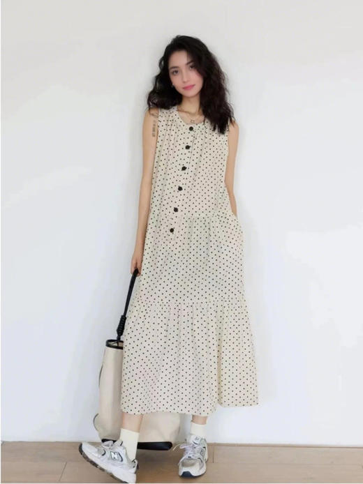 裁缝学苑AQ438背心裙纸样女装新款圆领无袖宽松连衣裙a字裙样板 商品图4