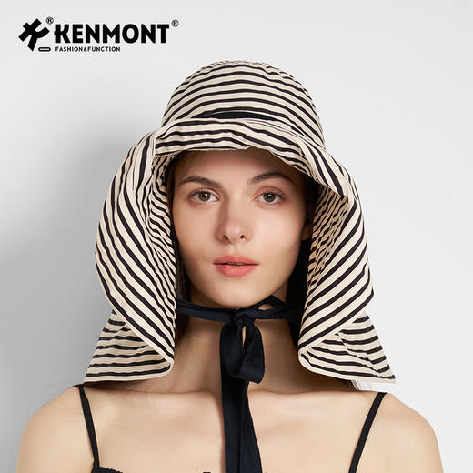 卡蒙 KM-6205  超大防晒帽子 多种戴法 商品图8