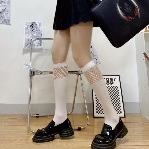 【一撕即爽】可爱性感镂空大网学生半腿袜 过膝袜性感黑丝诱惑装可撕激情内衣女A62 商品图2