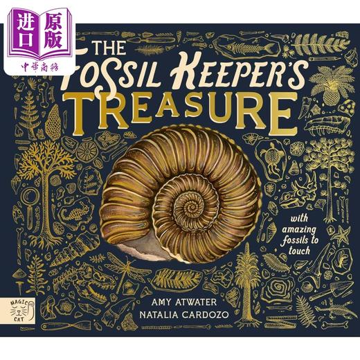 【中商原版】化石守护者的宝藏 Fossil Keepers Treasure 英文原版 儿童科普绘本 少儿百科知识图画书 进口童书 精装科学读物 商品图0