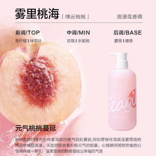 森之露 棉云桃桃沐浴露520ml   SZL-03 商品图2