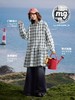 马得工地/MDGDQZ251124/衬衫领百褶格纹连衣裙 商品缩略图1