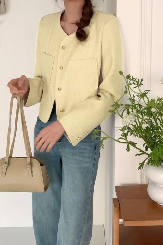 LNNNS 杏色韩系简约短款外套 19871 商品图0