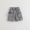 马克珍妮男童时尚工装牛仔短裤儿童宽松裤子2025年夏季新款550637 商品缩略图2