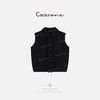 COCO ZONE 刘一一 100绵羊毛春季polo领无袖毛织背心CD2A0013 商品缩略图0