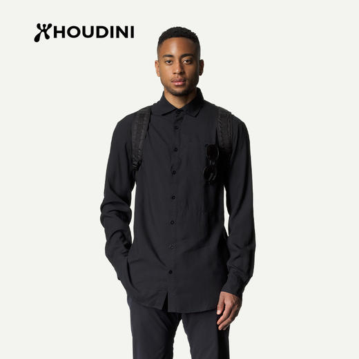 HOUDINI胡丁尼  Tree Longsleeve Shirt 树 男款户外速干长袖衬衫860008 商品图1