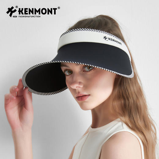 卡蒙  KM-6153 防晒帽记忆钢丝条纹款可收纳 商品图11