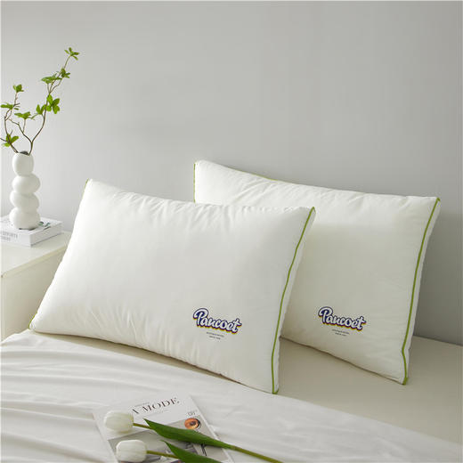 自然醒A类全棉元气彩虹枕头枕芯一对学生宿舍男女超柔软整头羽绒枕护颈椎助睡眠家用单人XK 商品图8