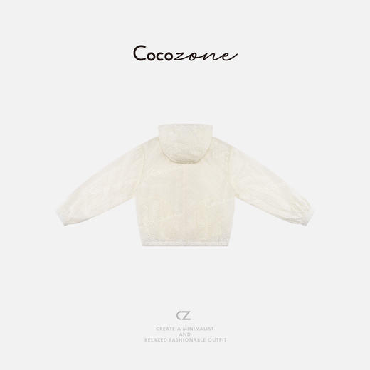 COCO ZONE 刘一一2025春季新款时尚镂空休闲拉链女外套CD1A0577 商品图1