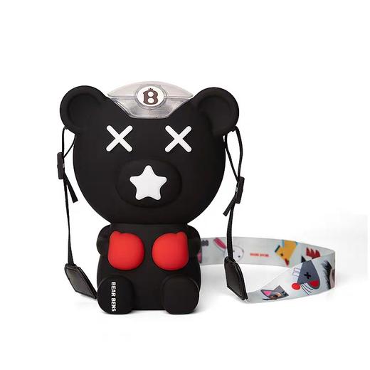 熊本士网红水杯ins抱抱熊吸管杯 母婴材质 商品图4