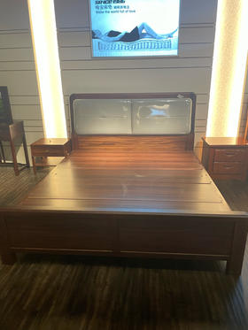 实木加皮床/A431-310-18-HTT