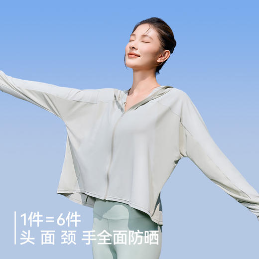 宝娜斯冰丝防晒衣UPF50+防紫外线薄款透气户外骑车防晒服 商品图5