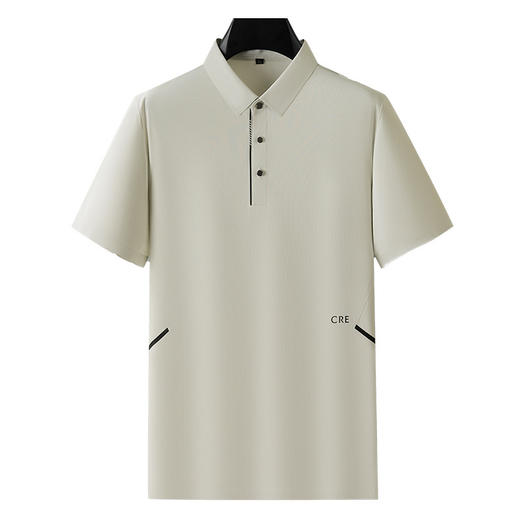 【冰丝】【DDP】大依优型大码短袖POLO衫速干弹力运动半袖体恤宽松休闲加大号上衣男士 商品图4