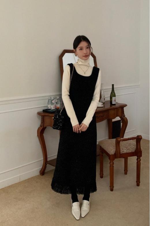 ELLA JADE 黑色百搭背心针织连衣裙 19840 商品图4
