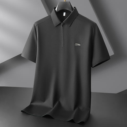 【冰丝弹力】【DKP】大依优型大码短袖Polo衫翻领T恤休闲短袖男宽松T恤上衣胖子 商品图5