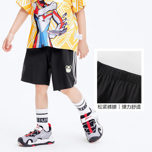 巴拉巴拉童装男童中裤宽松运动风短裤夏季裤子儿童休闲裤潮流撞色 商品图3