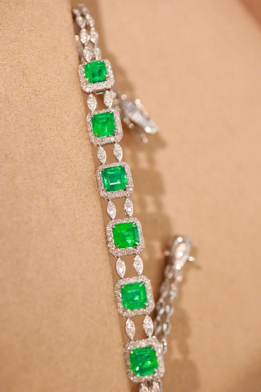 2.75ct刻面祖母绿手链 商品图1