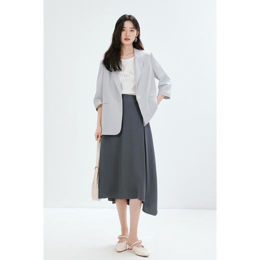 【商场同款】诗凡黎西装2023年夏新款通勤风西服外套女3E4210701 商品图4