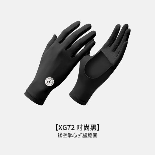 【防手黑 可触屏】夏季冰丝防晒手套女 户外开车骑行防滑透气薄手套露指可触屏 商品图8