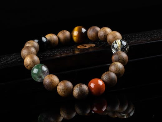 XY0163沉香+五行宝珠手串 商品图4