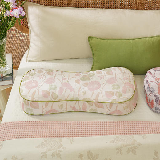 荷塘春色系列曲线枕头护颈椎助睡眠专用荞麦皮成人睡觉家用单人 商品图4