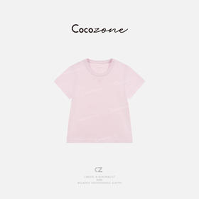 COCO ZONE 刘一一 25新款简约修身显瘦休闲圆领短袖T恤CD1A0283