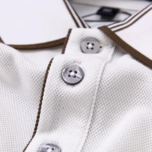 男装春夏新款时尚百搭商务休闲男士撞色翻领短袖polo衫   YH-BLC5009* 商品图4