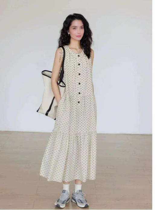 裁缝学苑AQ438背心裙纸样女装新款圆领无袖宽松连衣裙a字裙样板 商品图2