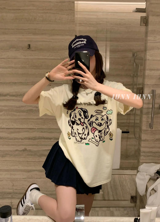 正品授权iunn iunn短袖韩国订单小众品牌棉T 商品图7