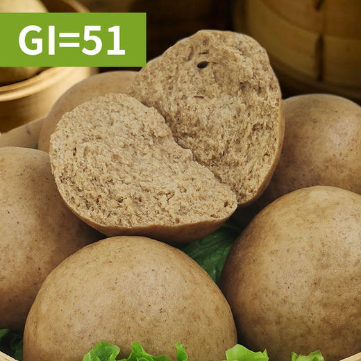 富世康低GI馒头360g/袋 青稞苦荞馒头杂粮馍馍主食早餐营养健康 商品图6