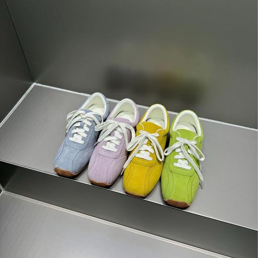 时髦精复古！ 2025真皮圆头系带软底德训鞋女阿甘鞋平底休闲运动鞋！ 商品图0