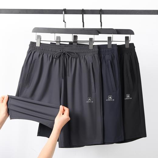 【冰丝弹力】【DK】大依优型大码男装短裤五分裤中裤弹力加肥加大大号短裤运动男士胖子 商品图1