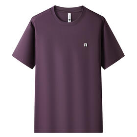 【棉质】【DKP】大依优型大码圆领短袖T恤轻奢休闲短袖男宽松T恤上衣胖子半袖