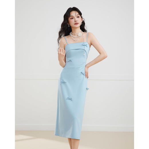 IEF/爱依服2025夏季 法式甜美温柔小女人气质度假风吊带中裙DW42905- 商品图3