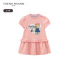 TeenieWeenie Kids小熊童装女宝宝泡泡袖短袖印花连衣裙T0OM256367I 商品缩略图4