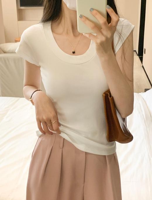 <曾小咸推荐> 6色正肩短袖 原价79/件  前2000单活动49/件 95/两件！【预售款，预计7-15天发货】 商品图8