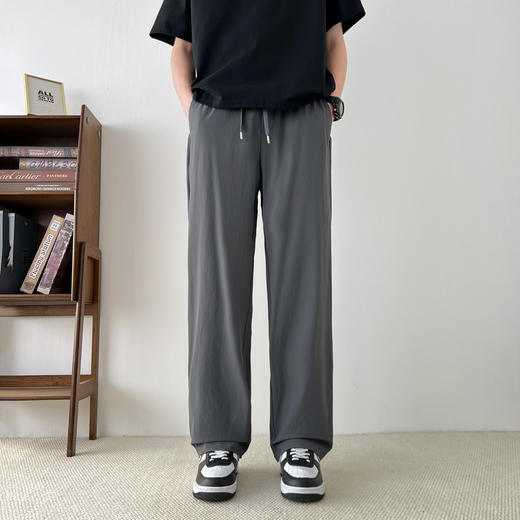 【防紫外线&抑菌】圣得西休闲裤男2025年新款薄款直筒男士运动裤2512921216 商品图1