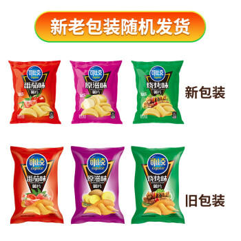 可比克番茄味薯片55g*6包袋装办公室休闲零食小吃大礼包膨化食品 商品图4