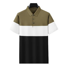 【纯棉】【DDA】大依优型大码短袖POLO衫男夏季加大码高端翻领半袖男士休闲时尚体恤