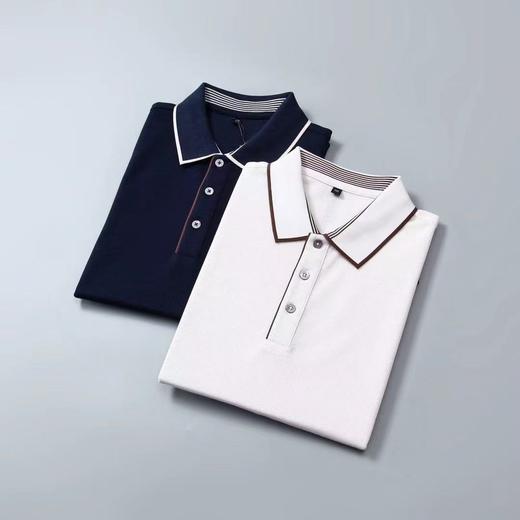 男装春夏新款时尚百搭商务休闲男士撞色翻领短袖polo衫   YH-BLC5009* 商品图1
