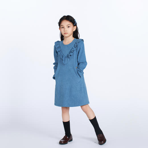 鹿谧 牛仔连衣裙 商品图1