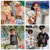 【错过拍大腿💰39.9/3件】48色可选🌈夏季新款纯棉儿童短袖T恤韩版男女童圆领单上衣中小童潮范打底衫聚 商品缩略图1