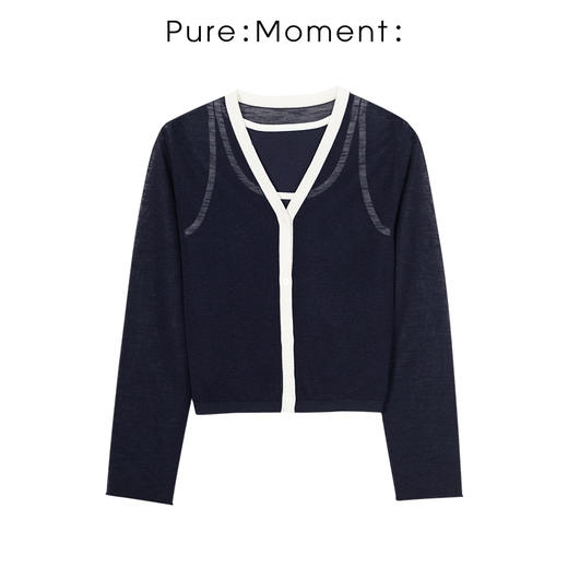 【商场同款】麦檬夏毛衫开衫4F4233802Q 商品图0